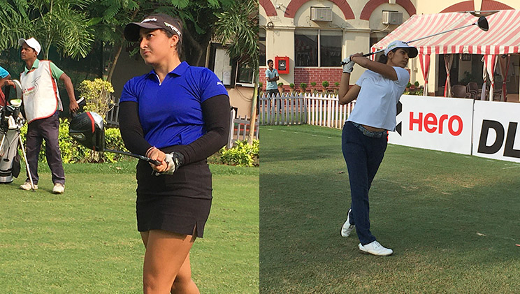Tvesa Malik playing golf