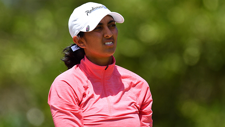 Aditi Ashok in action