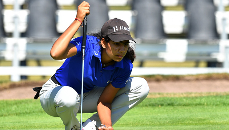 Diksha Dagar in action