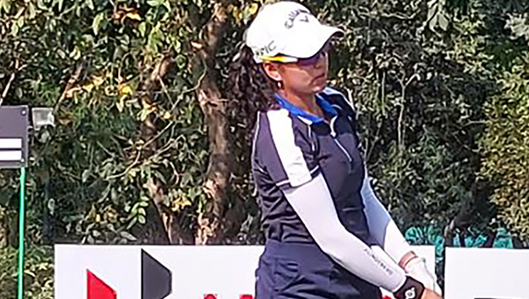 Gaurika Bishnoi in action