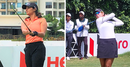 Neha and Gaurika in action
