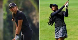 Pranavi and Nishtha in action
