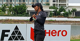 Amateur Vidhatri Urs in action