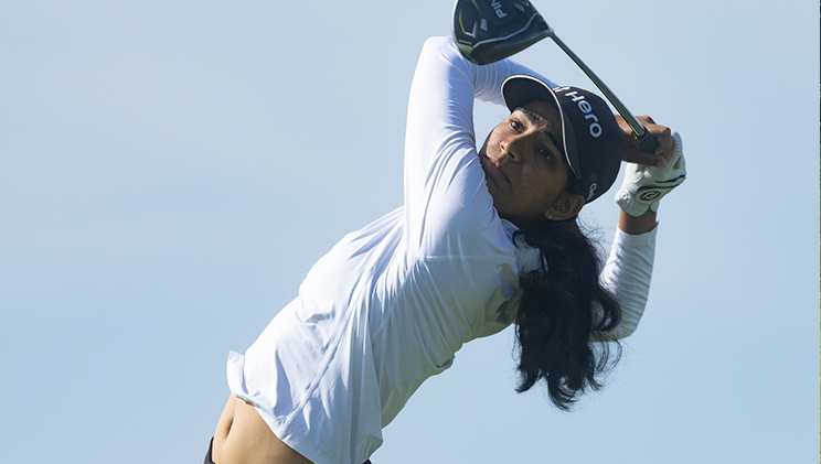 Diksha Dagar in action