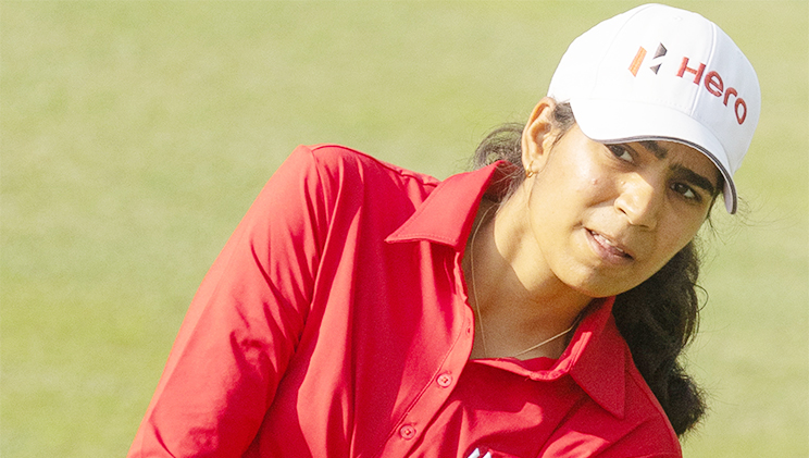 Diksha Dagar in action