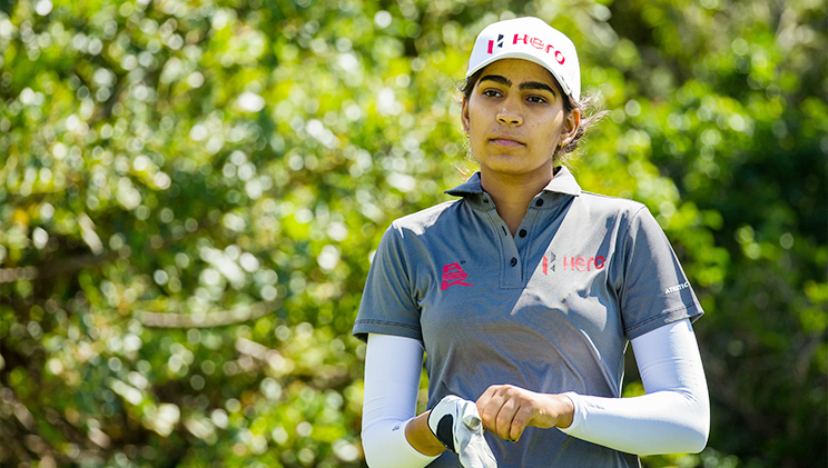 Diksha Dagar in action