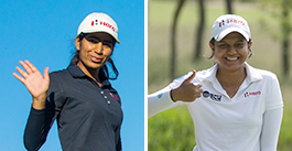 Diksha Dagar and Pranavi in action