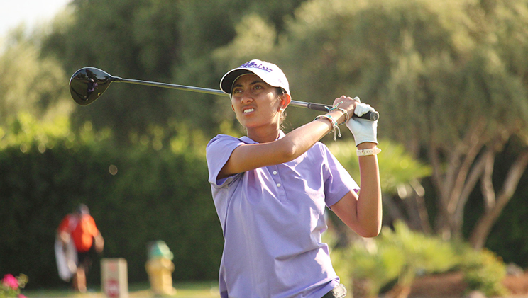 Aditi Ashok in action