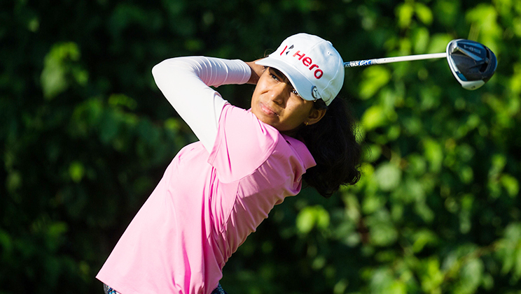 Diksha Dagar in action