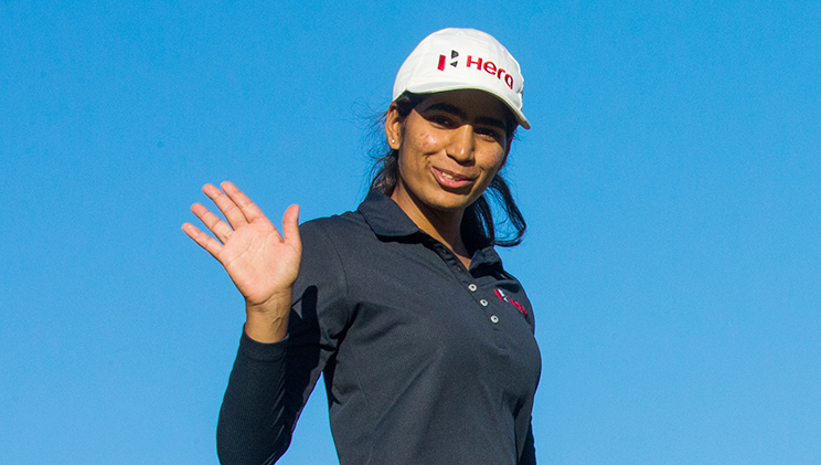 Diksha Dagar in action