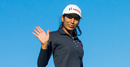 Diksha Dagar in action