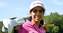 Diksha Dagar in action