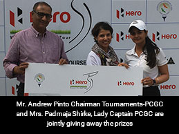 Seher Atwal with her winning cheque