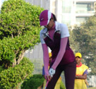 Nalini Singh Siwach in action